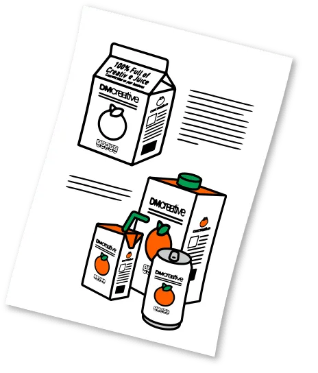 Page showing carton creative ideas